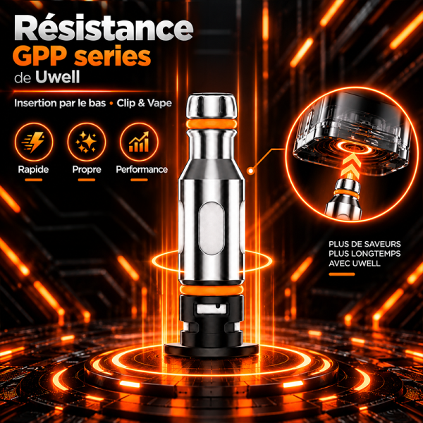 Résistance GPP 0.4/0.6/0.9ohm (1pc) - Uwell