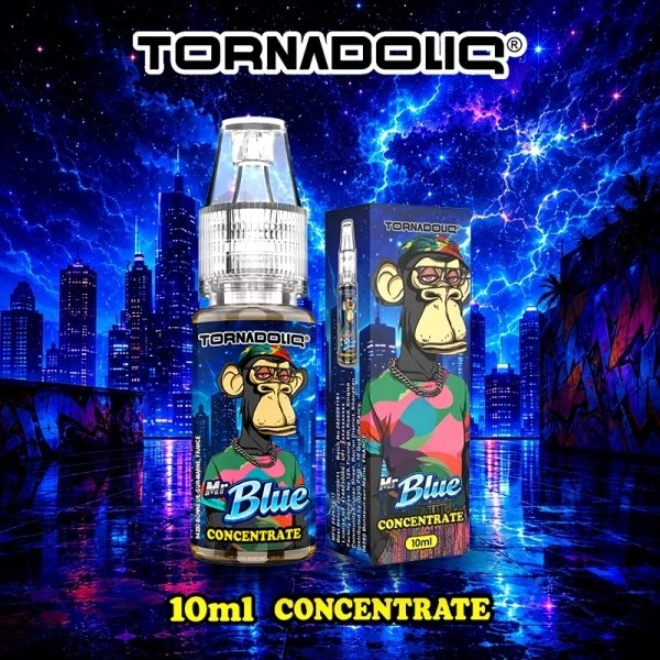 [Sample] Concentrate Mr Blue (Blueberry Blackcurrant) 10ml - Tornadoliq