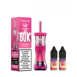 Luxora+ 60K + 2 E-liquides 1800mAh 20ml / 0.5% - Maxfel