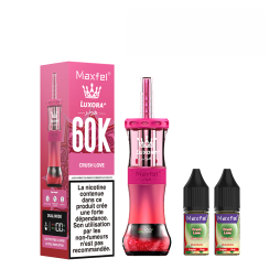 Luxora+ 60K + 2 E-liquids 1800mAh 20ml / 0.5% - Maxfel