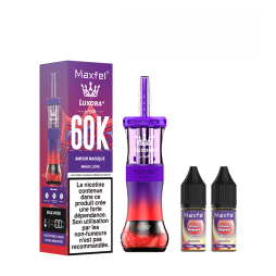 Luxora+ 60K + 2 E-liquids 1800mAh 20ml / 0.5% - Maxfel