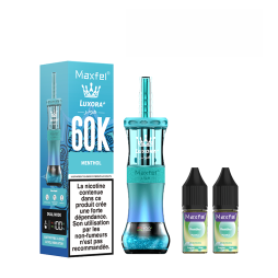 Luxora+ 60K + 2 E-liquides 1800mAh 20ml / 0.5% - Maxfel