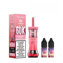 Luxora+ 60K + 2 E-liquides 1800mAh 20ml / 0.5% - Maxfel
