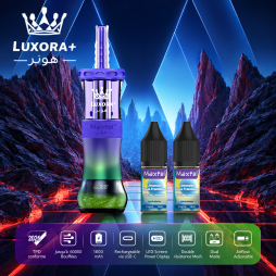 Luxora+ 60K + 2 E-liquides 1800mAh 20ml / 0.5% - Maxfel