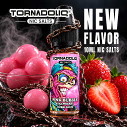 Pink Bubble (Strawberry Bubblegum) 10ml - Tornadoliq