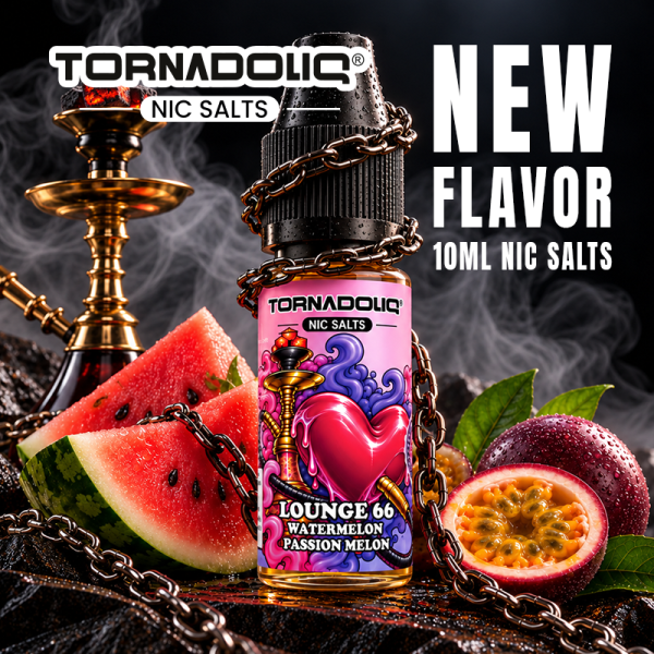 Lounge 66 (Watermelon Passion Melon) 10ml - Tornadoliq