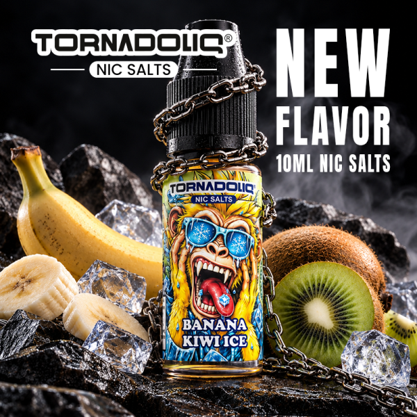 Banana Kiwi Ice 10ml - Tornadoliq