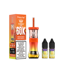 Luxora+ 60K + 2 E-liquides 1800mAh 20ml / 0.5% - Maxfel