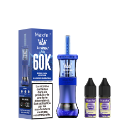 Luxora+ 60K + 2 E-liquids 1800mAh 20ml / 0.5% - Maxfel