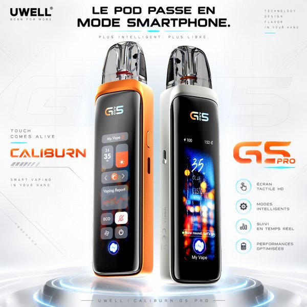 Kit Pod Caliburn G5 Vision 3ml 1600mAh - Uwell