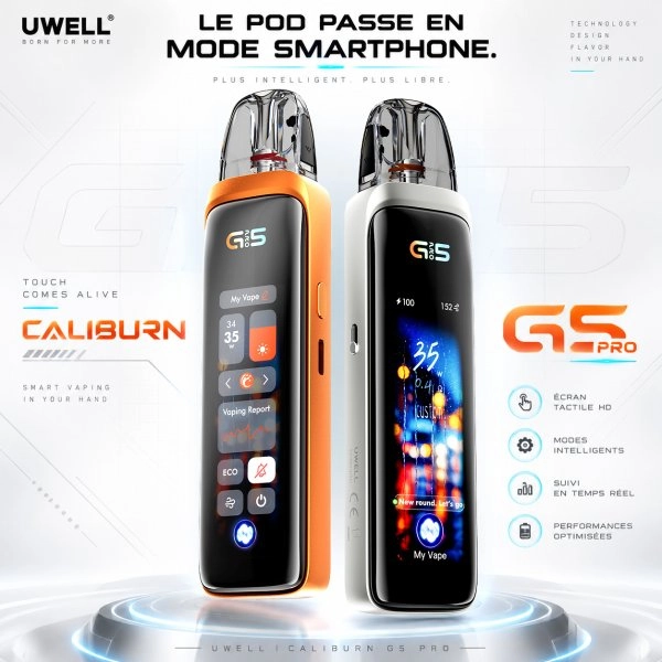 Pack Pod Caliburn G5 Pro 3ml 1800mAh - Uwell
