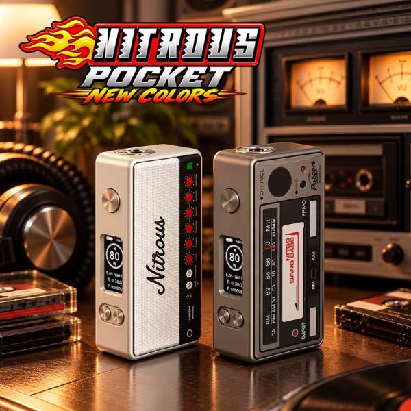 Box Nitrous Pocket 80W 18650 New Colors - Mechvape x Nitrous