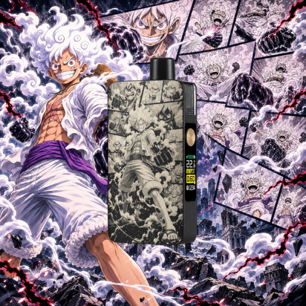 Kit DotPod Max V1.5 5ml 2100mAh Luffy Gear 5 Engraved Black - Dotmod
