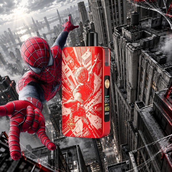 Kit DotPod Max V1.5 5ml 2100mAh Spiderman Engraved Red - Dotmod