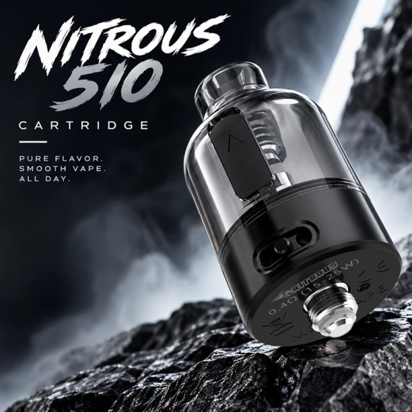 Cartouches Nitrous 510 0.4/0.6Ω 4ml (2pcs) - Mechvape x Nitrous