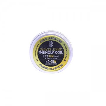 Coils Holy Coil Fused Clapton 2.5mm 0.27Ω (2pcs) - Holy Juice Coils Holy Coil Fused Clapton 2.5mm 0.27Ω (2pcs) - Holy Juice
