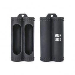 [OEM/ODM] Housse Silicone pour 2 Accus 18650 Personnalisée