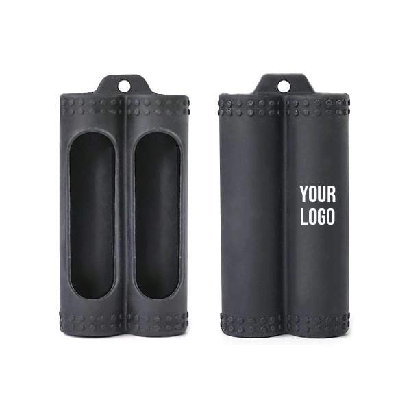 [OEM/ODM] Silicone Case for 2 Batteries 18650 Customized