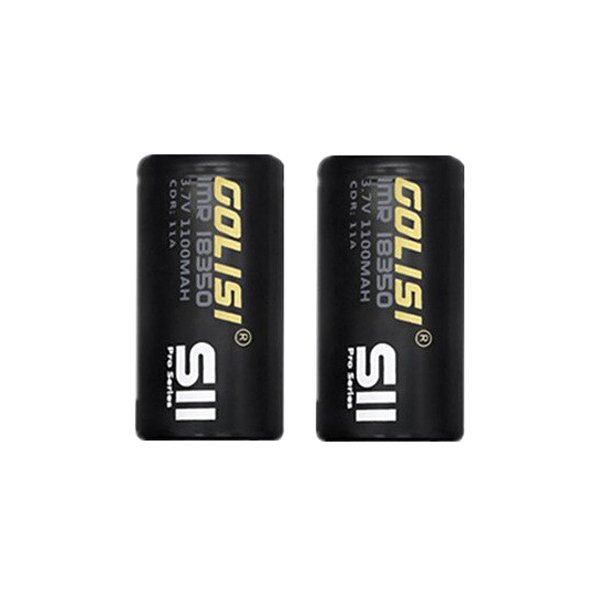 Battery IMR 18350 1100mAh 3.7V 11A (2pcs) - Golisi