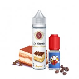 Le Tiramisu 0mg 50ml + Booster nicotine 3mg - La Fabrique Française