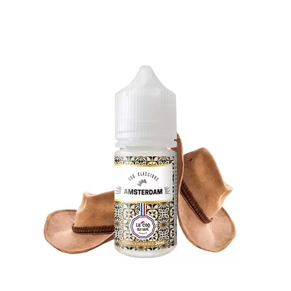 Concentré Amsterdam 30ml - Le Coq Qui Vape Concentré Amsterdam 30ml - Le Coq Qui Vape