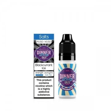 Blackcurrant Ice SALTS 10ml - Dinner Lady