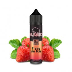 Fraise des bois 0mg 50ml - Eliquid France