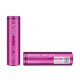 Efest Batterie rechargeable 3000mAh 3.7V 18500 35A sommet plat violet