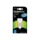 Chargeur voiture USB Duracell 2.4A blanc BLISTER - Duracell