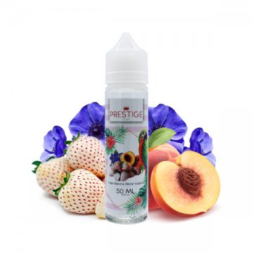 Fraise Blanche, Pêche, Violette 0mg 50ml - Prestige Fruits