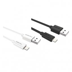 Câble USB Iphone Certifié MFI 1 Mètre, 12W- Duracell