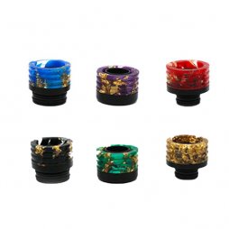 Resine Drip Tip T7 with 510 and 810 adapter (6pcs) - ReeWape