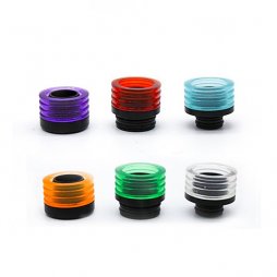 Resine Drip Tip T7 with 510 and 810 adapter (6pcs) - ReeWape