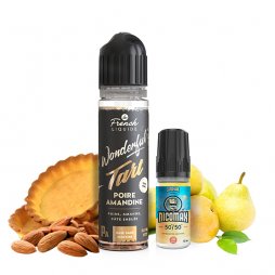 Poire Amandine 0mg 50ml + 1 Booster Nicomax 20mg - Wonderful Tart by Le French Liquide