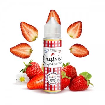 Fraise Symphonie 0mg 50ml - Le Coq Qui Vape