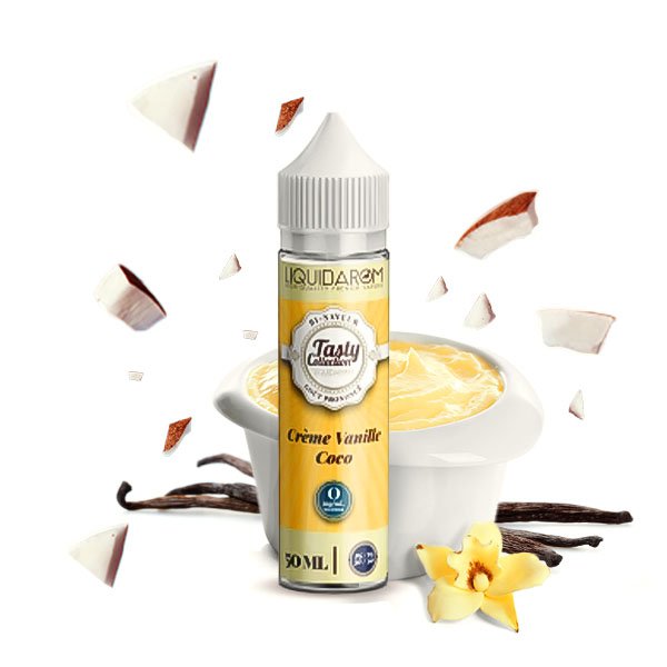 [Destockage] Crème Vanille Coco 0mg 50ml - Tasty Collection