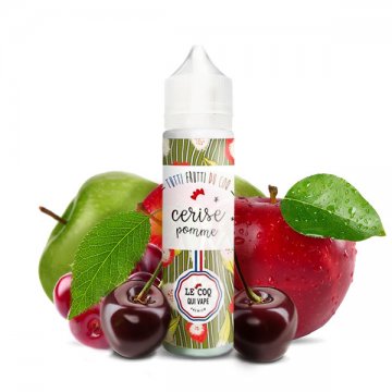 Cerise Pomme 0mg 50ml - Tutti Frutti du Coq by Le Coq qui Vape