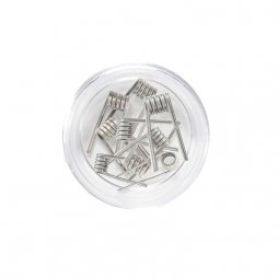NI80 Triple Core Fused Claptons Coils pre-built (10pcs) - Hellvape