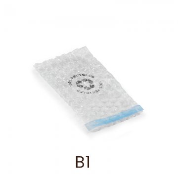 B1 - Bubble bag with adhesive closure 100% recycled 10x4mm (10)