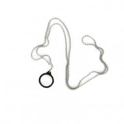 Neck chain with silicone ring - 20mm