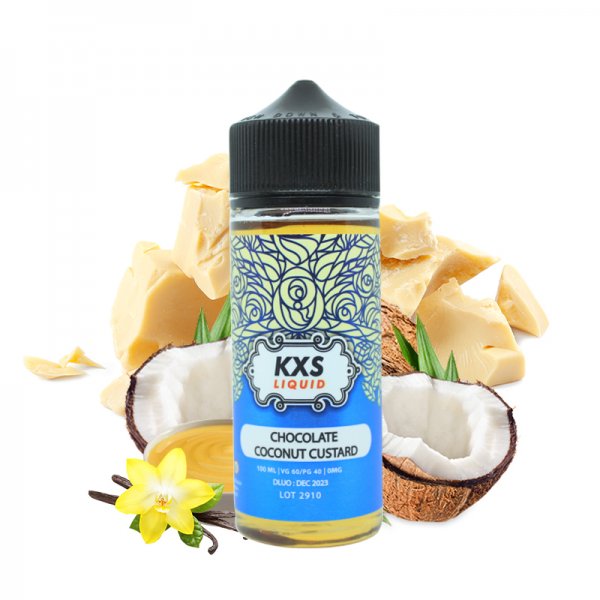 Chocolate Coconut Custard 0mg 100ml KXS Liquid