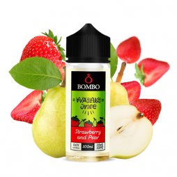 Strawberry and Pear 0mg 100ml - Bombo