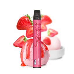 Airpuff 600 Ice Cream Strawberry - Tribal Force X Fumytech