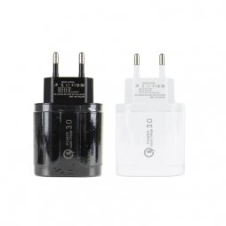Adaptateur Secteur/USB 4 port 3,1A 5V Fast Charge 3.0 - BK385