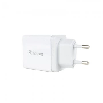 Adaptater Wall/USB & USB Type-C 20W 5V Fast Charge 3.0 - BK383