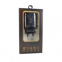 Adaptateur Secteur/USB & Type-C 65W 5V Super Fast Charge 3.0 - BK385-GaN