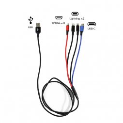 Cable USB Iphone 4 in 1