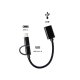 Cable USB OTG 2 in 1