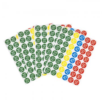 Colored Promotional Stickers (5pcs)