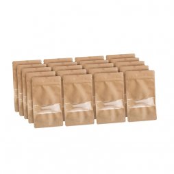 Kraft Bag With Window 22.5*13cm (20pcs) - K1